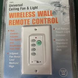 Brand New Wireless Wall Remote Control
