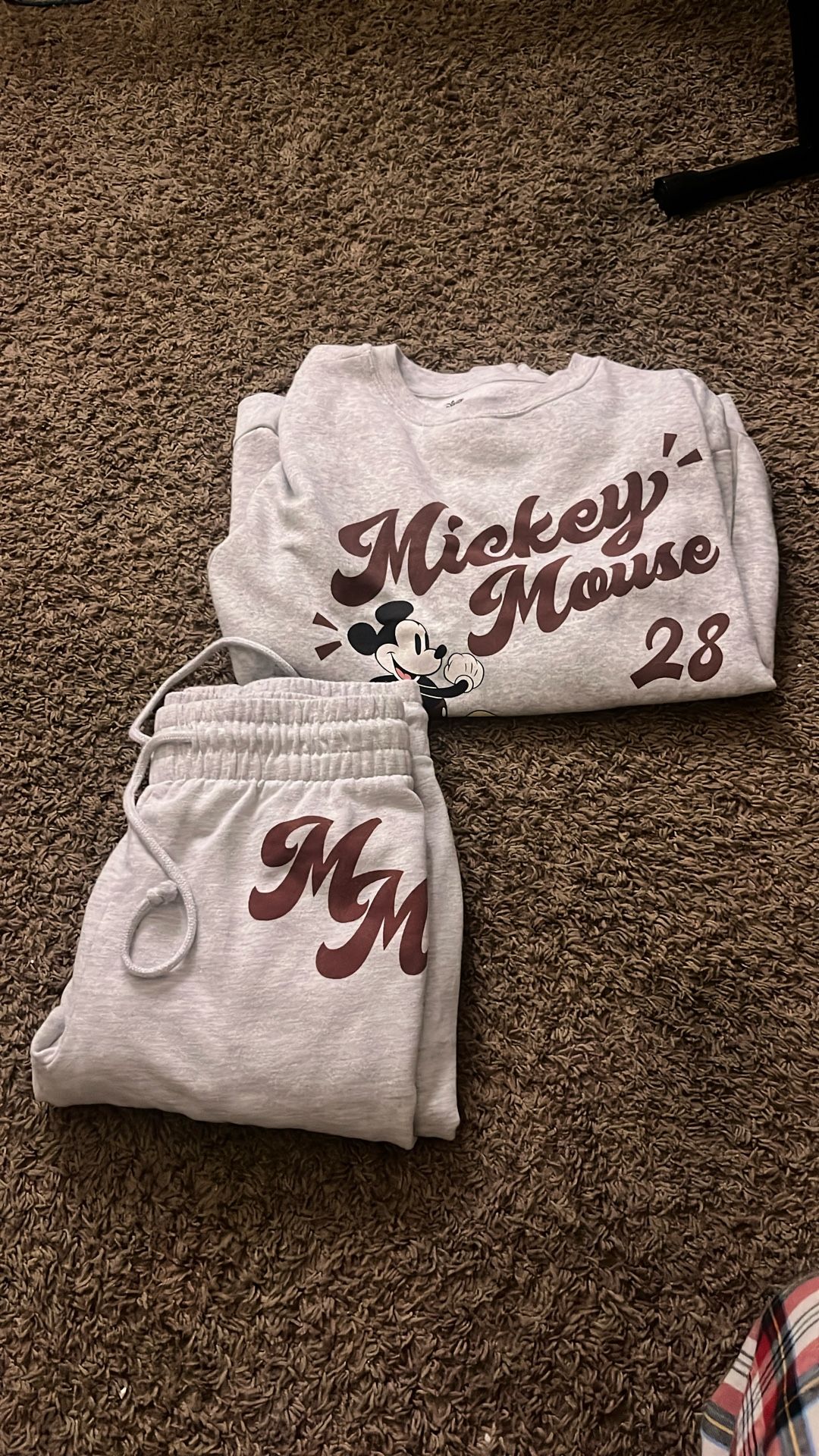 Mickey Mouse Sweats Outfit