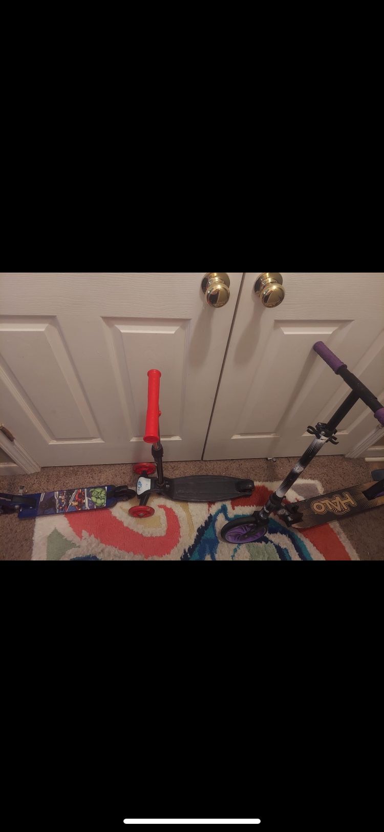 Adult Scooter $15,kids Scooter $10 Each