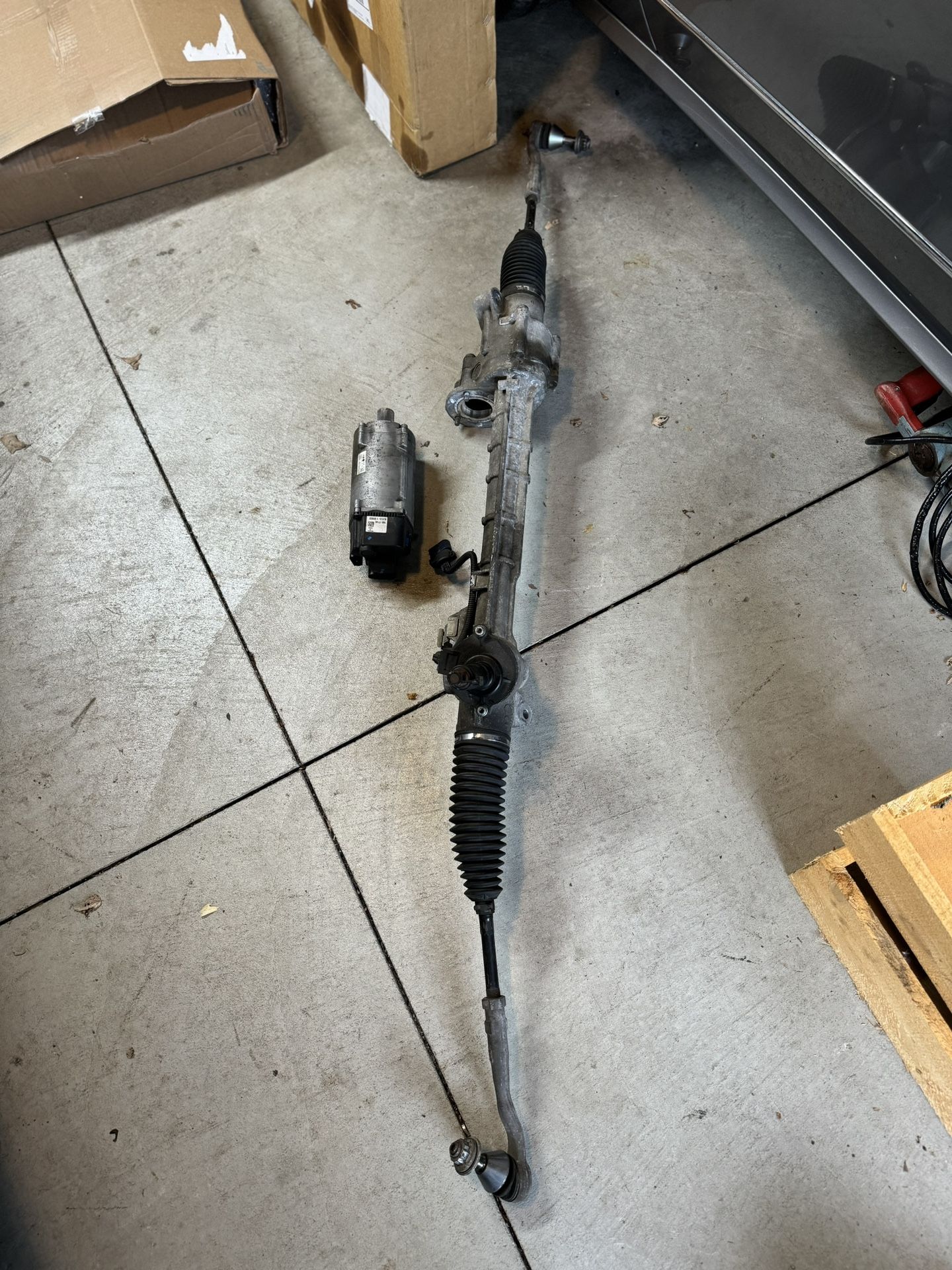 13 Mercedes Ml350 W166 Steering Rack