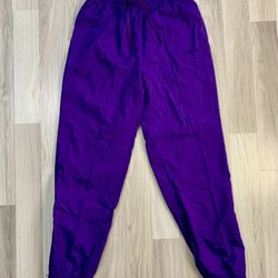 VTG 90s Adidas Mens Windbreaker Track Pants Sweatpants W/Pockets Size Medium. Great Condition, See All Pics 