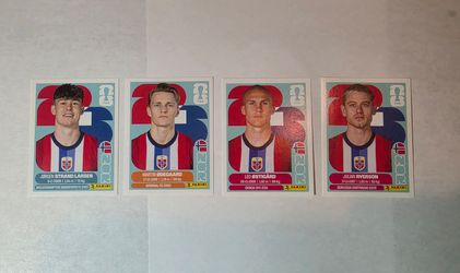 Panini FIFA World Cup 2026 Norway Sticker Set - Ødegaard, Larsen, Østigård, Ryerson