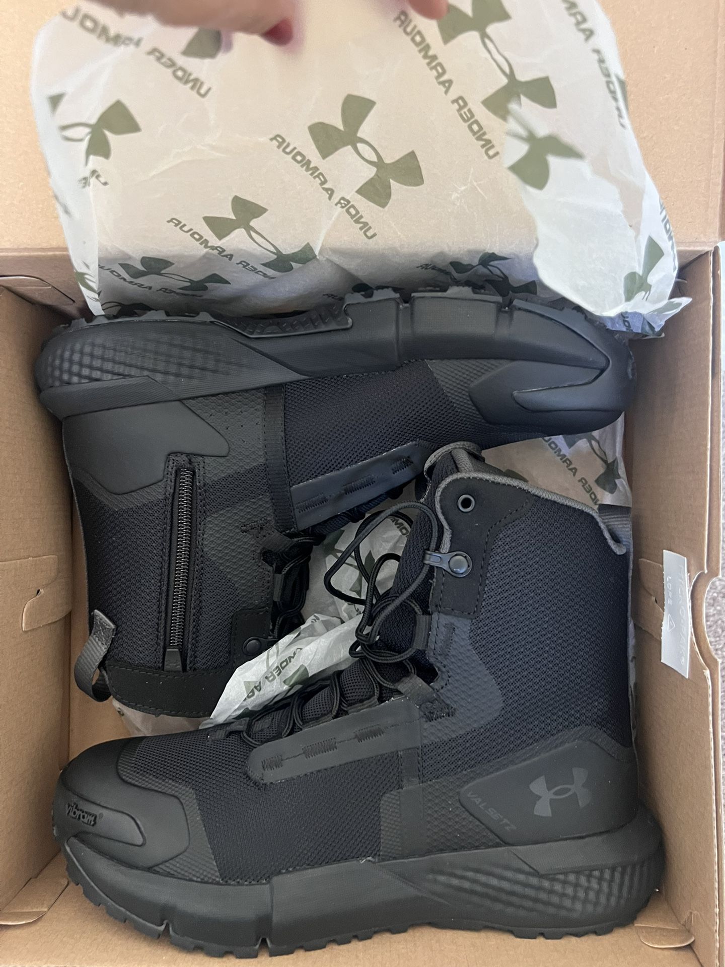 Work Boots Under Armour Men's Charged Valsetz Zip Military and Tactical Boot Men