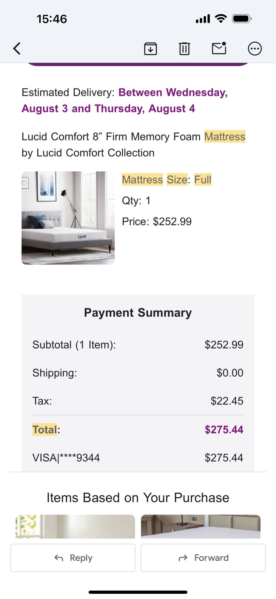 Full Size Mattress