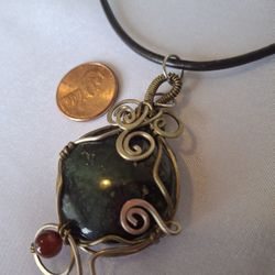 Artisanal Handmade Gemstone Necklace Made In Ecuador 