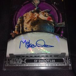 Star Wars Autograph Card 
