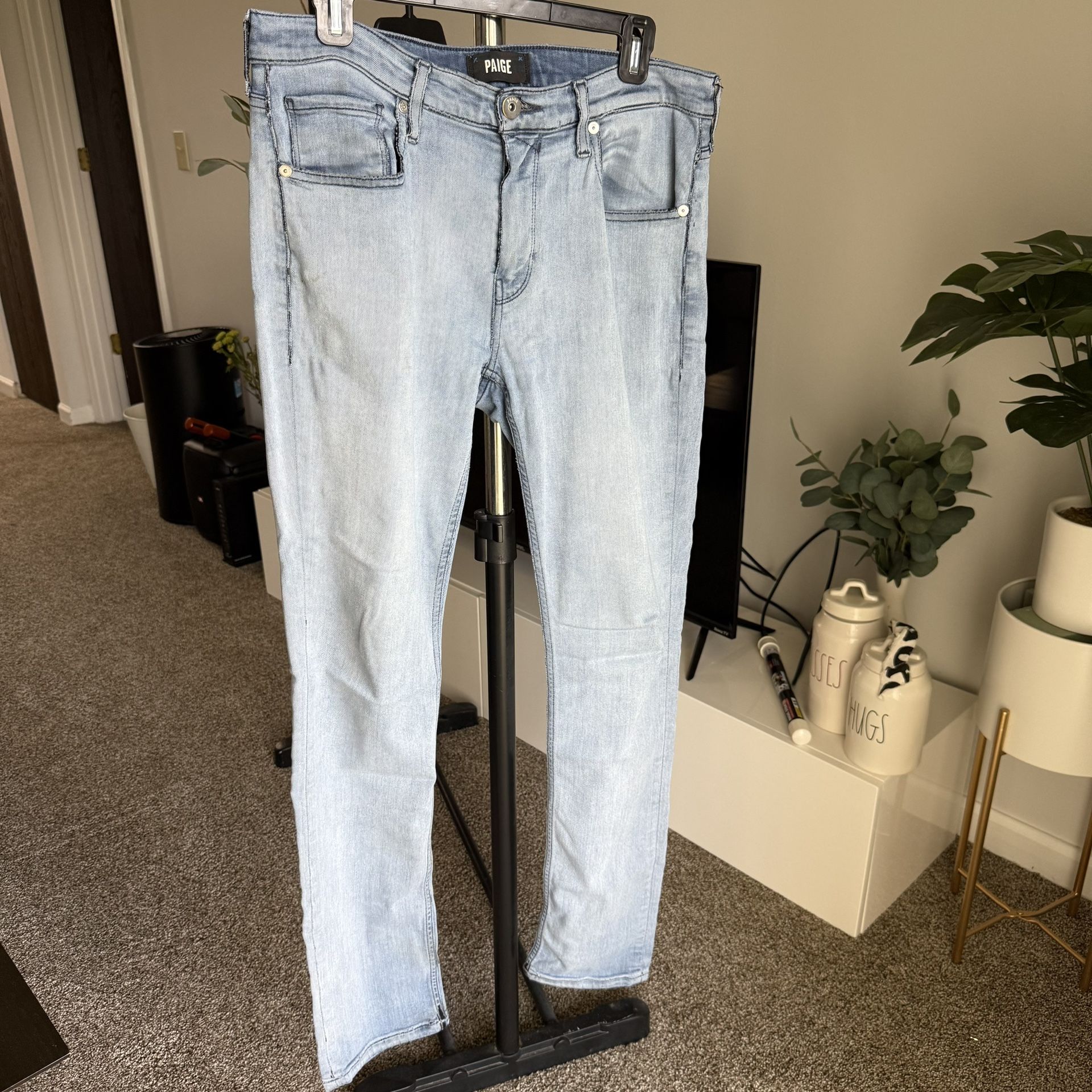 PAIGE Federal Slim Straight Fit Jeans 32 x 32