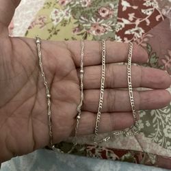 Real 925 Sterling Silver Chain Necklace $48 Each 