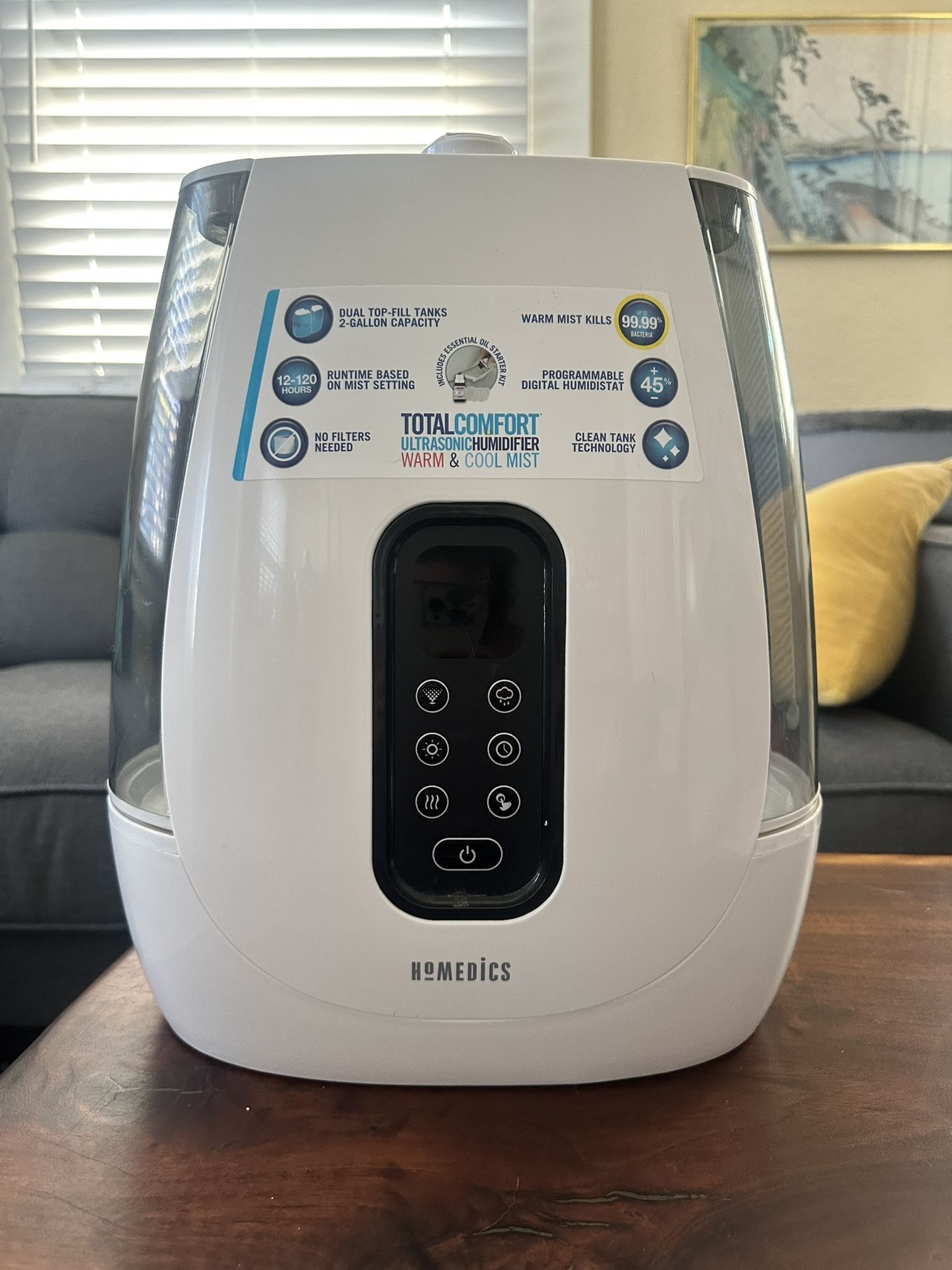 Large Humidifier - Homedics Brand - Great Condition