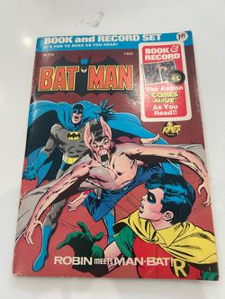 BAT MAN & ROBIN MEETS THE MAN-BAT RECORD BOOK SET NATIONAL PERIODICALS 1976, 5.0 Grade