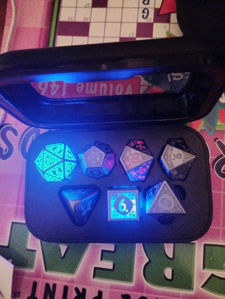 Light Up Dnd Dice Set