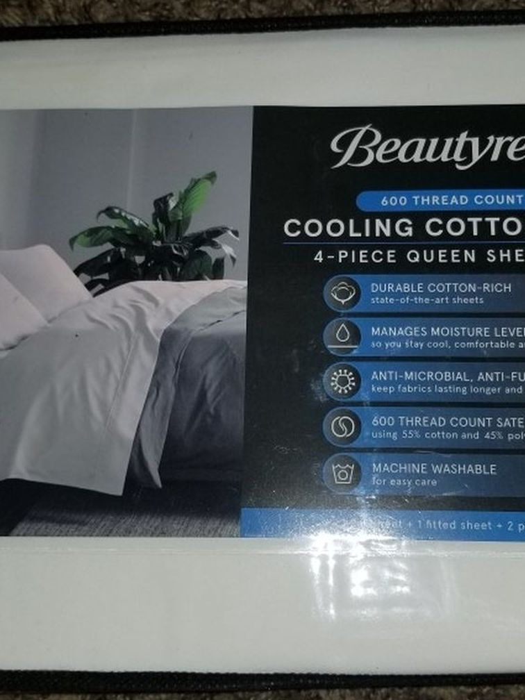 Beautyrest 600 Thread Count Bed Sheets