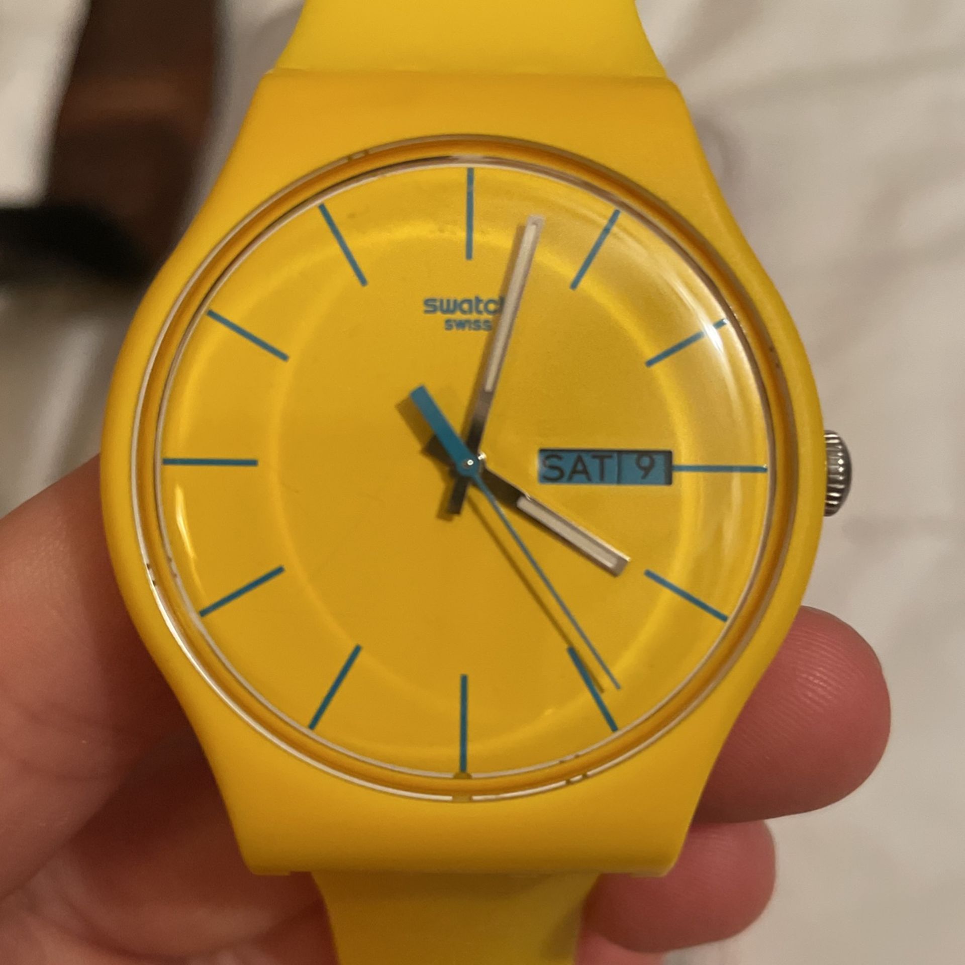 Mens Yellow Swatch