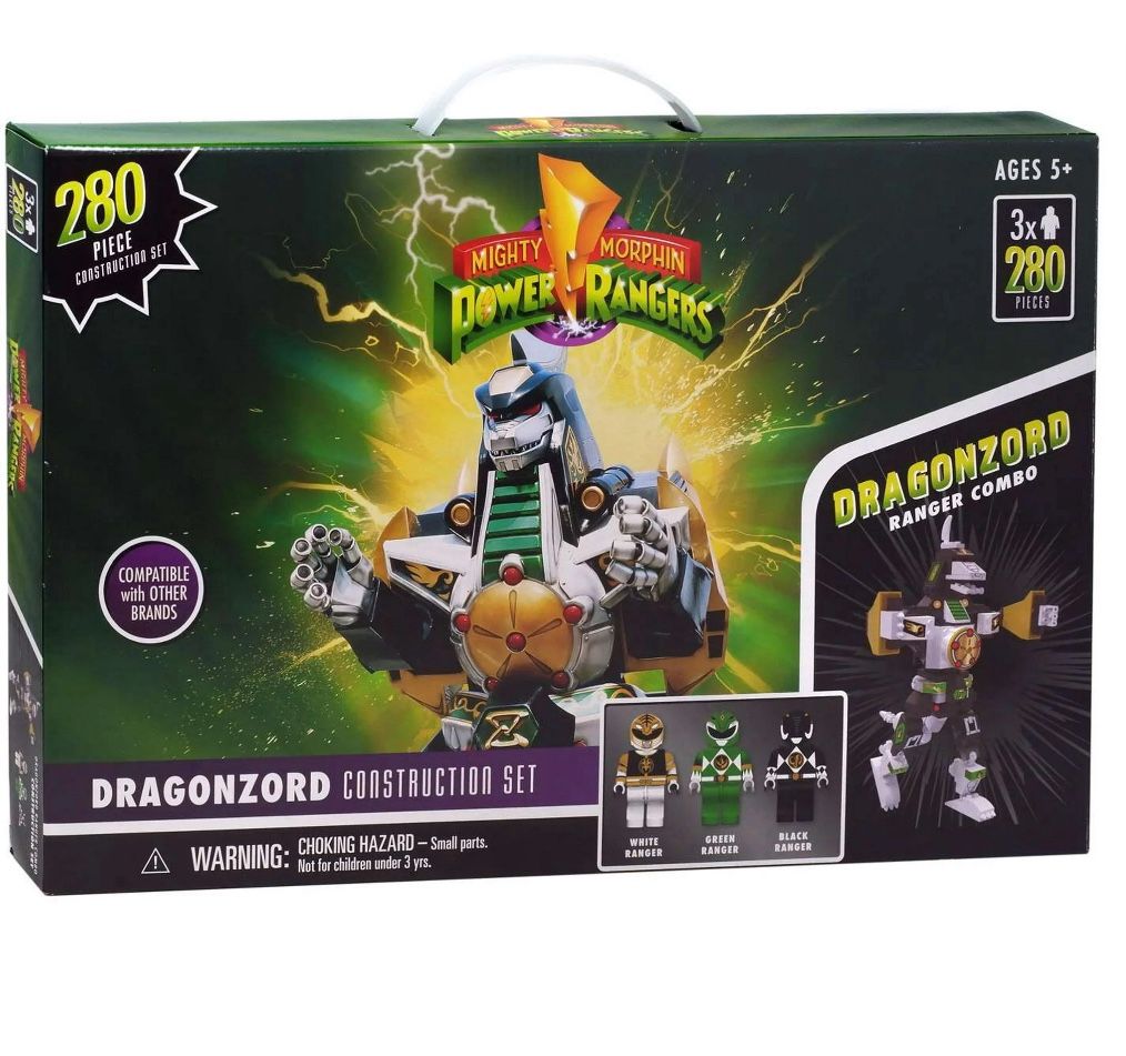 Forever Clever Power Rangers Dragonzord Construction Set