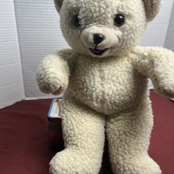 Vtg Snuggle Fabric Softener Bear Sherpa Russ 1986 Plush Teddy Lever Brothers 15"