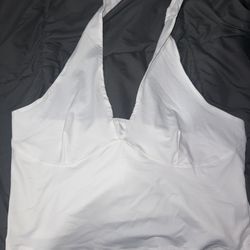 white Halter Top