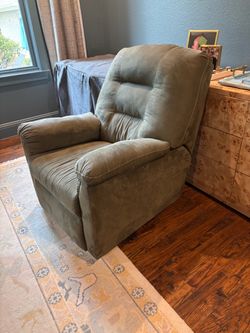 Green Microfiber Recliner
