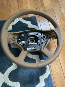 Mercedes Benz 15" Savanna Leather Steering Wheel