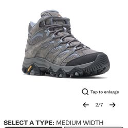 Merrell Moab 3 Mid Waterproof Hiking boot - Women’s Size 8  