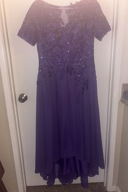 Purple wedding gown or Easter dress