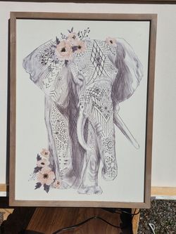 Elephant wall art