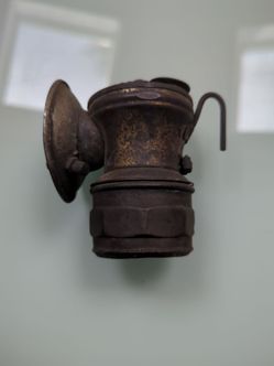 Unique vintage carbide lamp