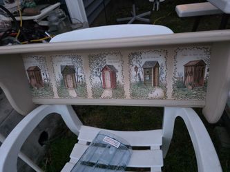 Wall shelf with decorative  design 27 inch long made in USA
