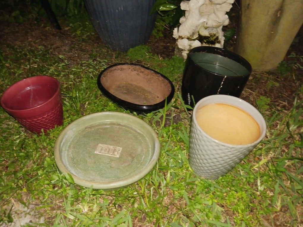 All 5 Ceramic Plant Pots 10 All Final Price Look My Post Tons Item