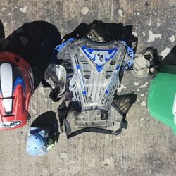 Helmet Chest Protector Cooler  Kid Pads