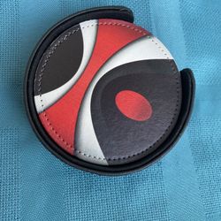 Black And Modern Abstract Drink Coaster Set