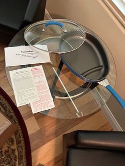 Brand New Ming Tsai FusionPan Nonstick Oval Skillet with Glass Lid – Original Box
