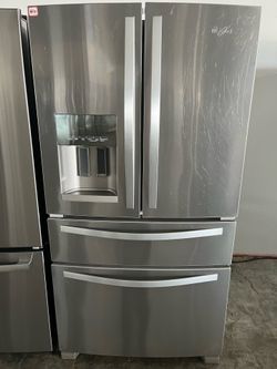 Whirpool 4 door stainless steel