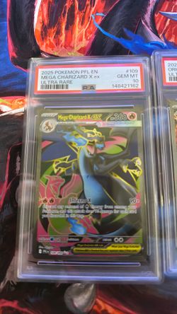 Psa 10 Pokemon slabs