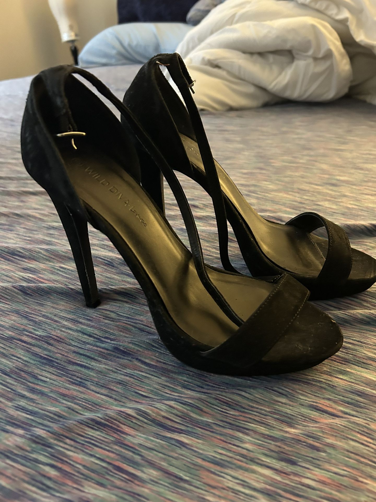 Black Heels Size 8