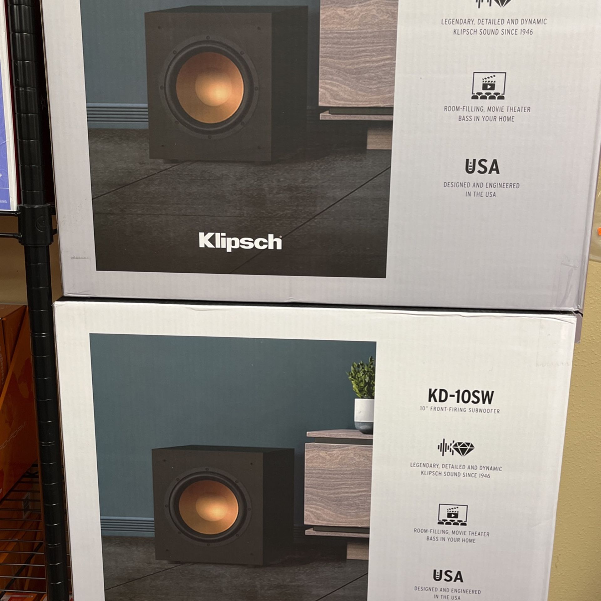 Klipsch KD10SW NAPowered 10" Subwoofer 300w Front Firing Digital