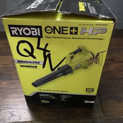 Ryobi Brushless Whisper. 