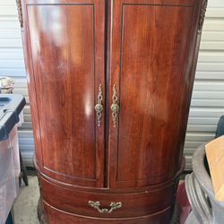 Antique Wood Armoire