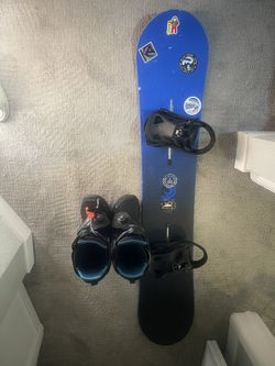 Burton Snowboard, Step On Boots And Bindings