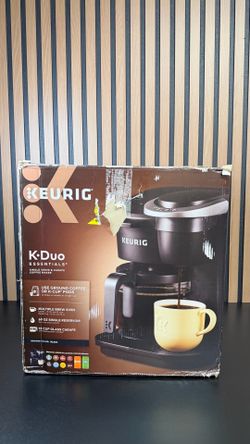 Keurig K Duo Essentials Single Serve Coffee Brewer, Black