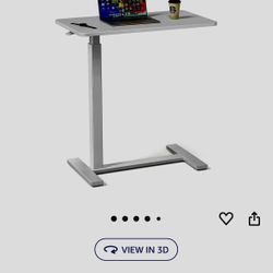 Overbed Tray Desk Table Adjustable