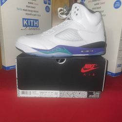 DS Brand New Nike Air Jordan Retro 5 Grapes 🍇 Size 11.5