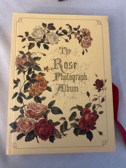 Vintage Victorian Rose Photograph Album