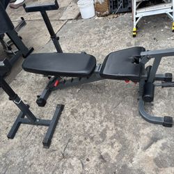 Heavy Duty Weight Bench With Rack 