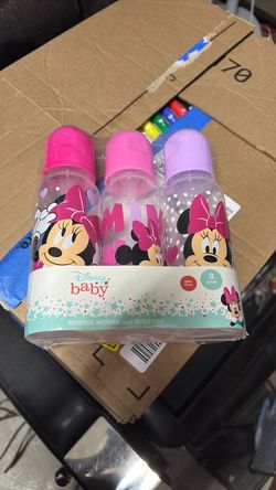 Disney Baby Minnie Mouse 9oz Bottles 3-Pack