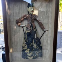 Wayang Golek wooden rod puppet
