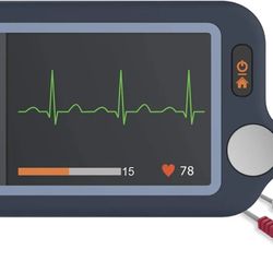 ViATOM Pulsebit-EX ECG Monitor, Heart Monitor w ECG, Bluetooth EKG Device with iOS & Android APP, 30s/60s/5mins Recording, Work with Smartphone and PC