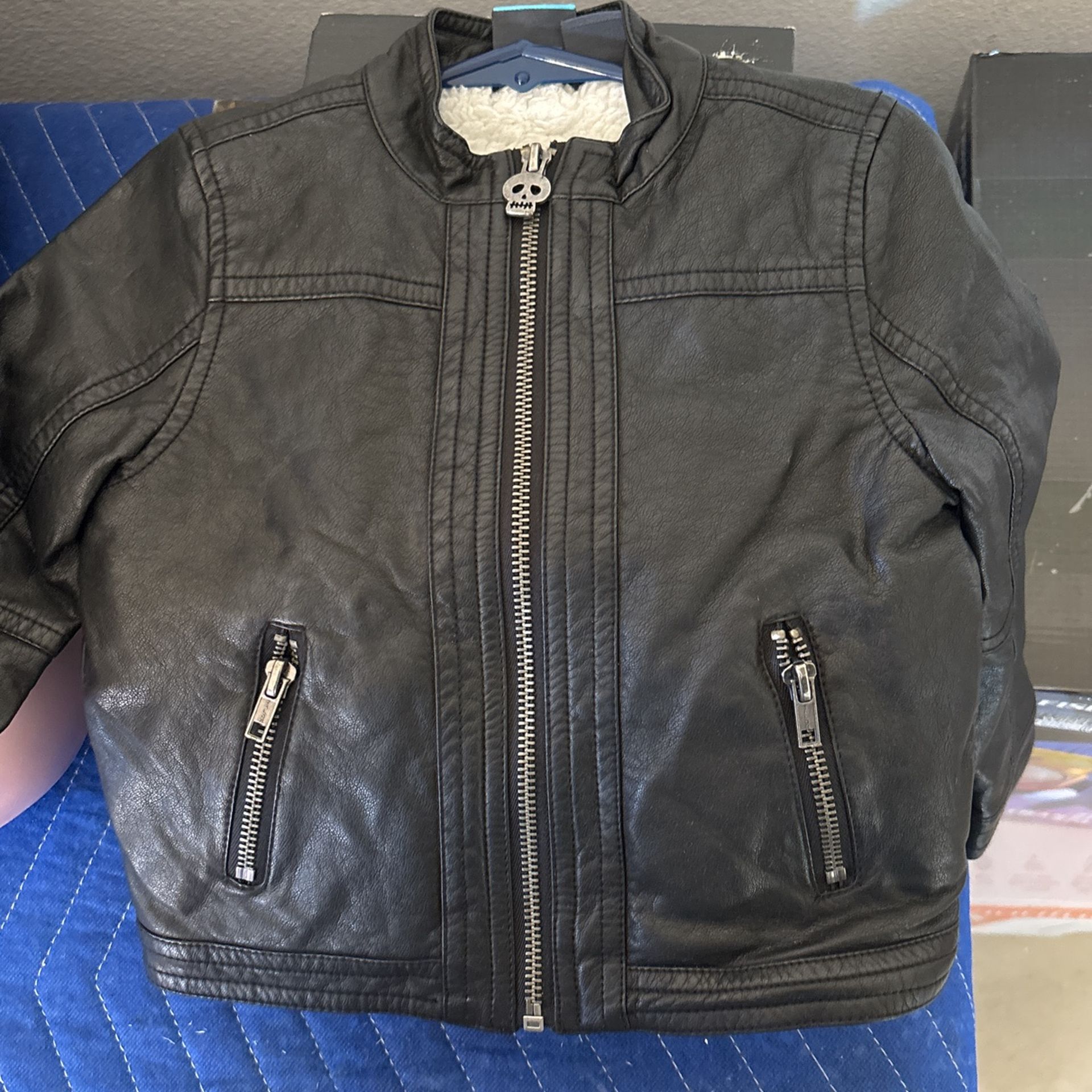 Leather Kids Jacket