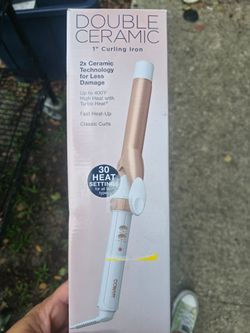 Ceramic curling iron