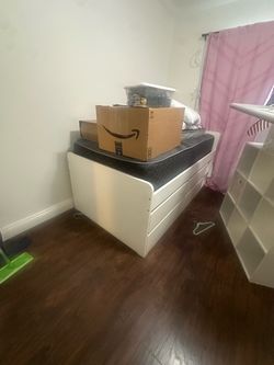 IKEA twin bed and mattress