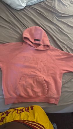 Fear of God Essentials Hoodie Pink
